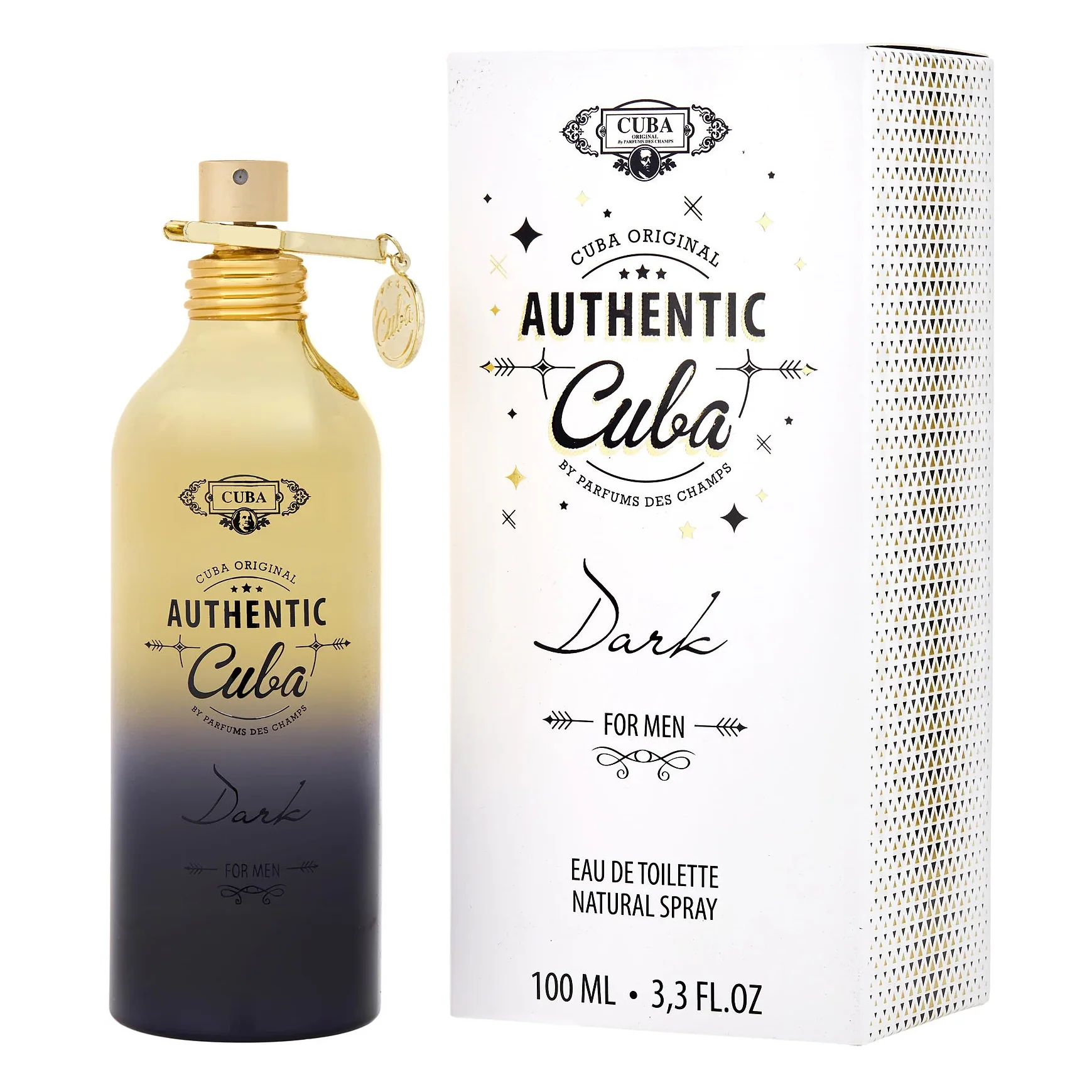 Authentic Dark by Cuba Paris 100ml EDT for Men