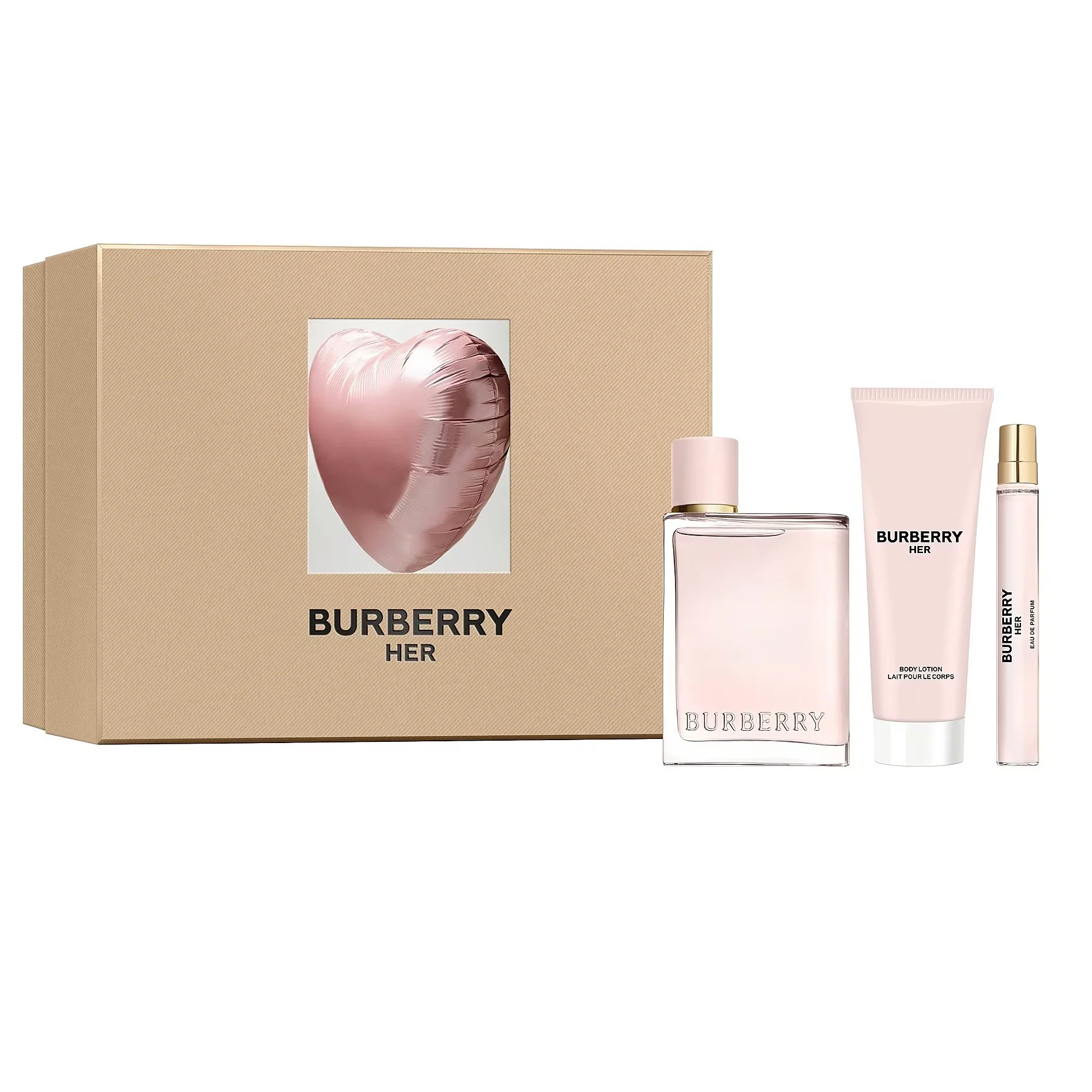 Burberry Her by Burberry 100ml EDP 3 Piece Gift Set