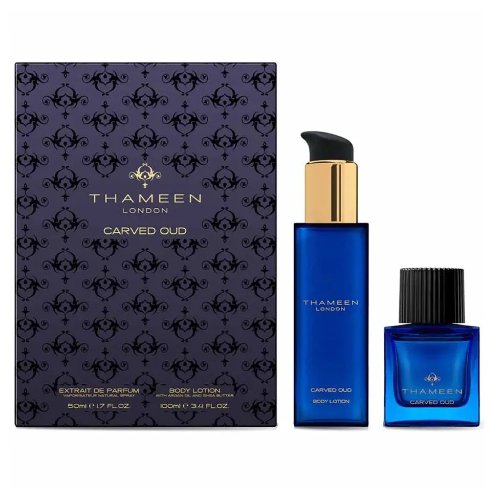 Carved Oud by Thameen 50ml EDP 2 Piece Gift Set