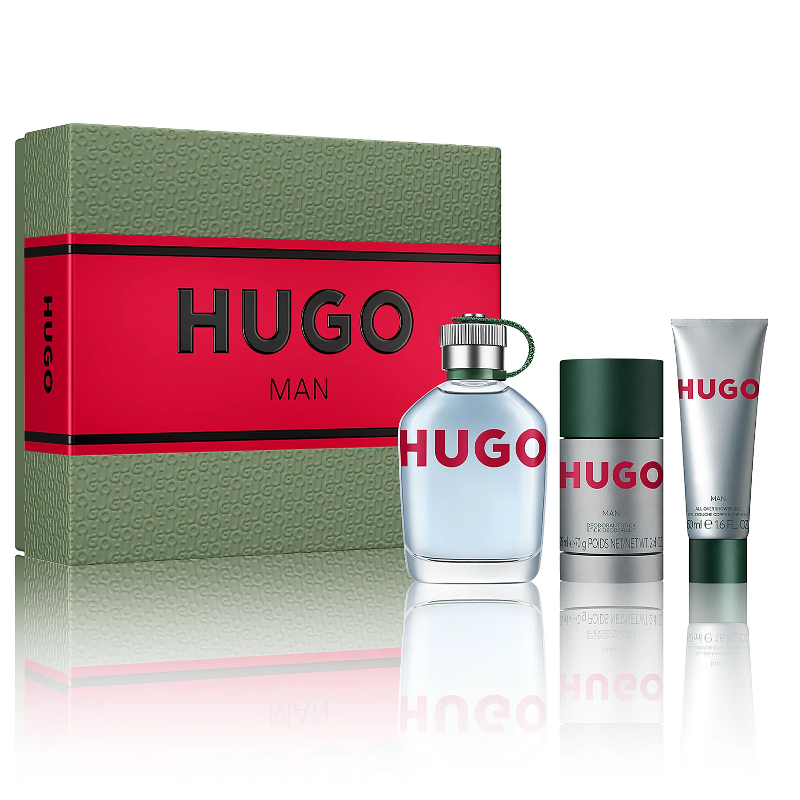 Hugo Man by Hugo Boss 125ml EDT 3 Piece Gift Set