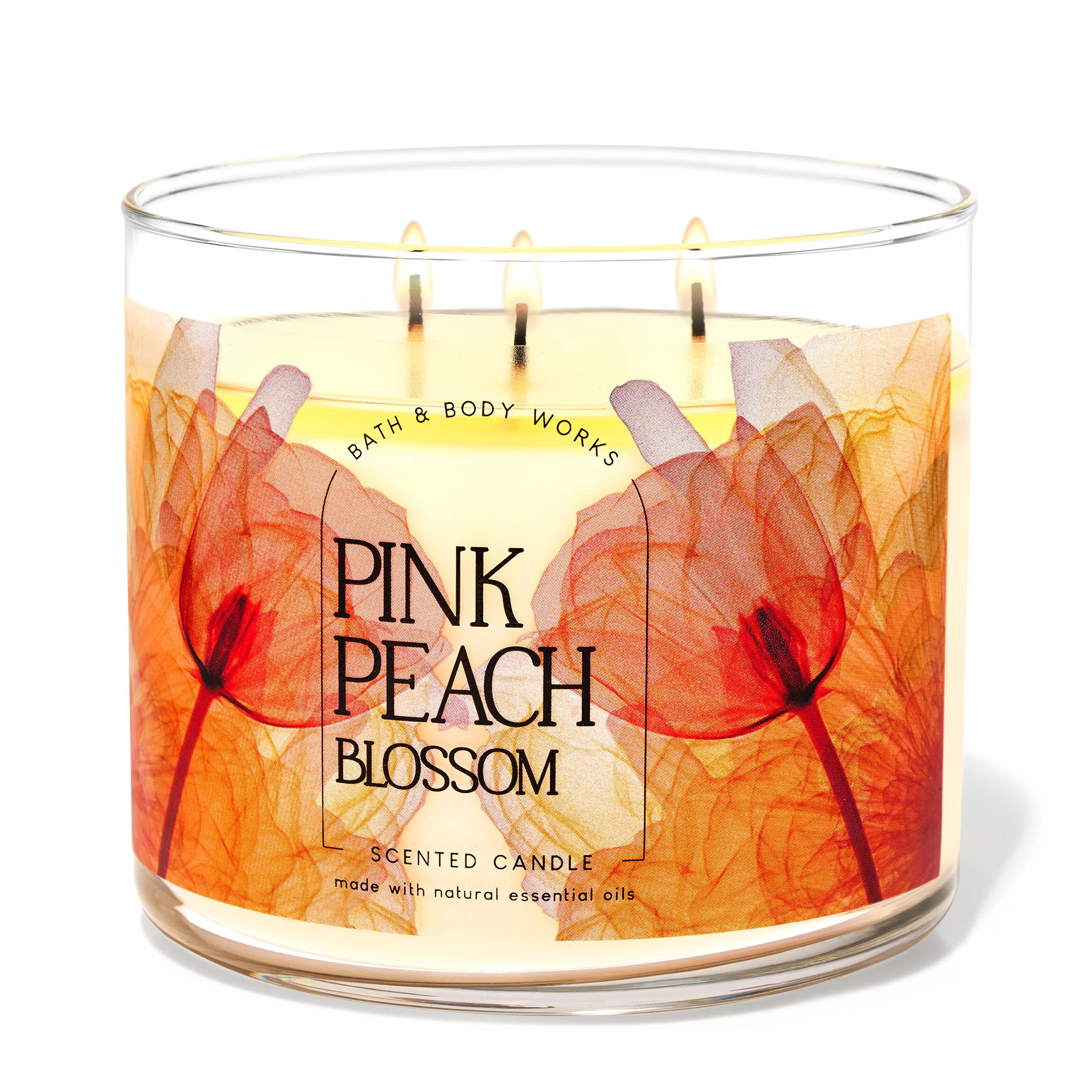 Pink Peach Blossom by Bath & Body Works 3-Wick Scented Candle