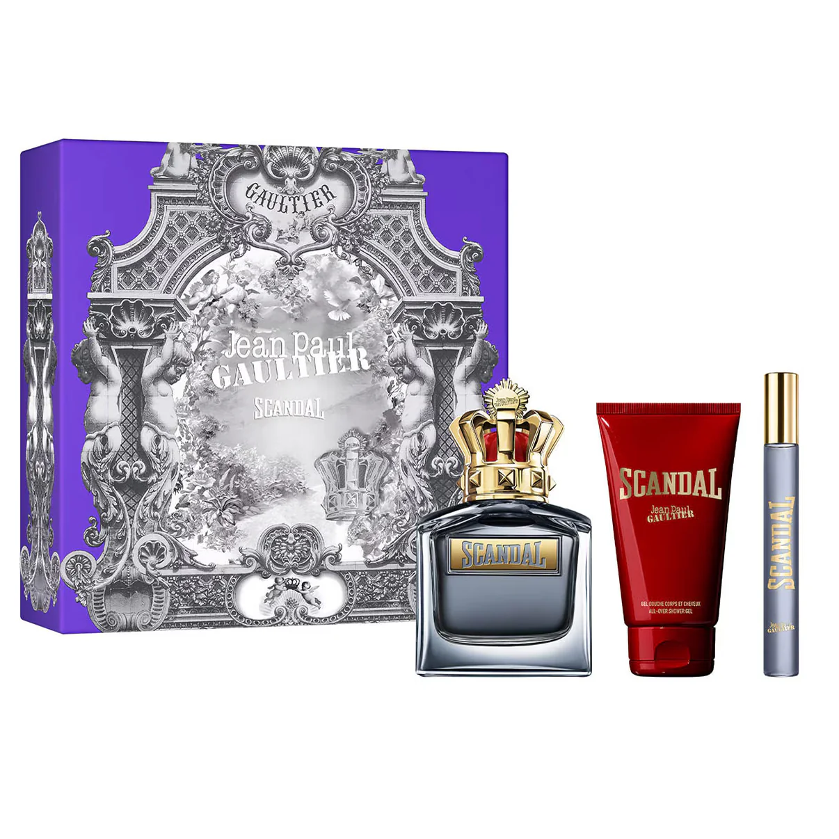 Scandal by Jean Paul Gaultier 100ml EDT 3 Piece Gift Set