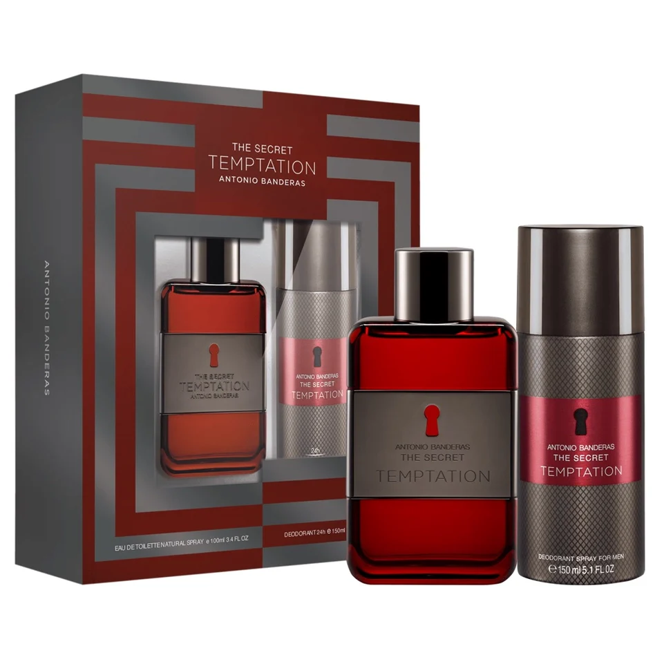The Secret Temptation by Antonio Banderas 100ml EDT 2 Piece Gift Set