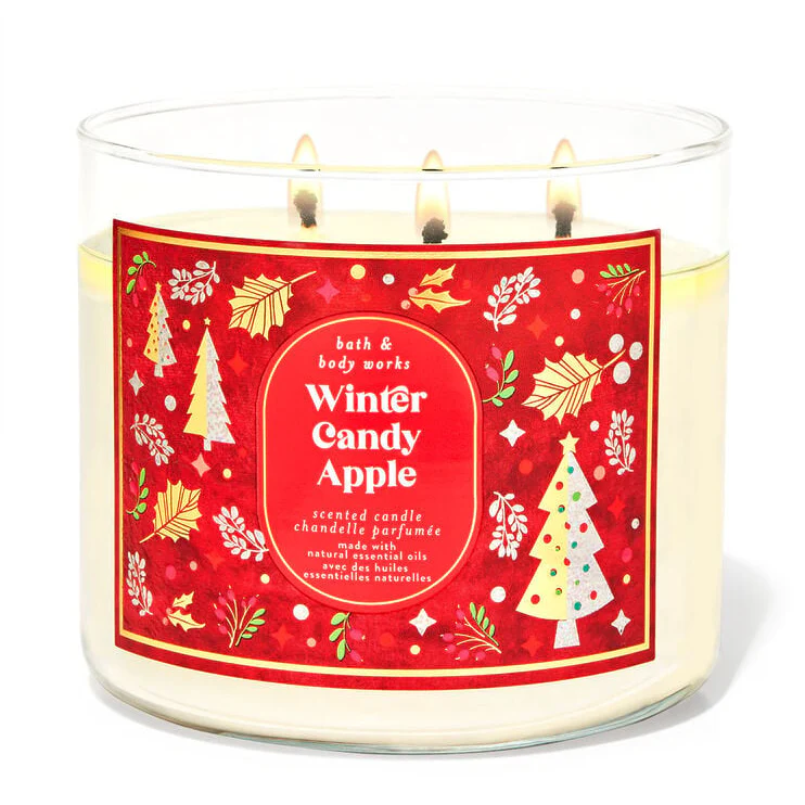 Winter Candy Apple by Bath & Body Works 3-Wick Scented Candle